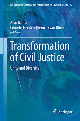 Livre Relié Transformation of Civil Justice de 