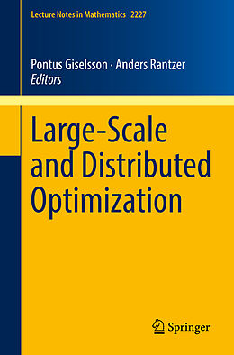 Kartonierter Einband Large-Scale and Distributed Optimization von 