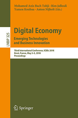 Couverture cartonnée Digital Economy. Emerging Technologies and Business Innovation de 