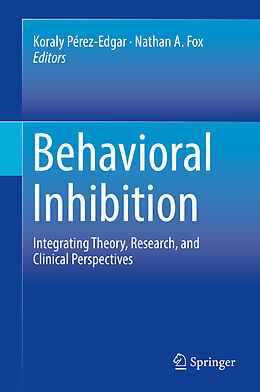 Livre Relié Behavioral Inhibition de 