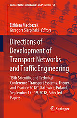 eBook (pdf) Directions of Development of Transport Networks and Traffic Engineering de 