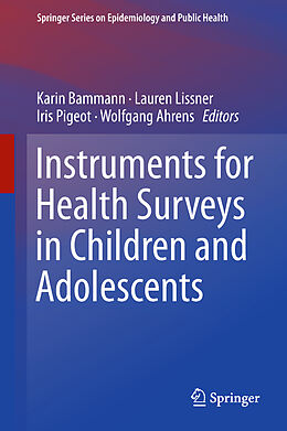 Livre Relié Instruments for Health Surveys in Children and Adolescents de 
