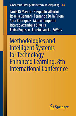 E-Book (pdf) Methodologies and Intelligent Systems for Technology Enhanced Learning, 8th International Conference von 