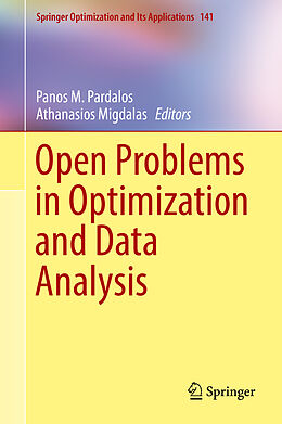 Livre Relié Open Problems in Optimization and Data Analysis de 