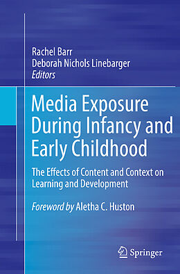 Couverture cartonnée Media Exposure During Infancy and Early Childhood de 