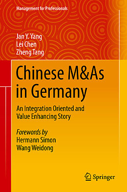 Fester Einband Chinese M&As in Germany von Jan Y. Yang, Zheng Tang, Lei Chen
