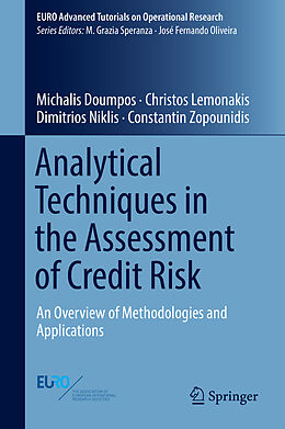 E-Book (pdf) Analytical Techniques in the Assessment of Credit Risk von Michalis Doumpos, Christos Lemonakis, Dimitrios Niklis
