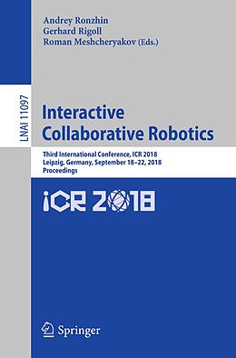eBook (pdf) Interactive Collaborative Robotics de 