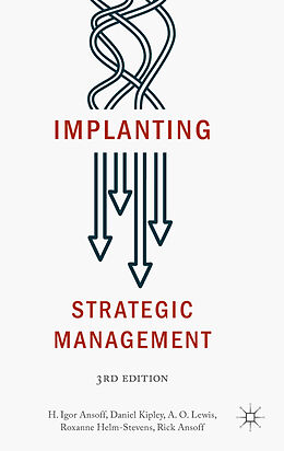 eBook (pdf) Implanting Strategic Management de H. Igor Ansoff, Daniel Kipley, A. O. Lewis
