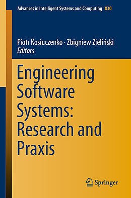 Couverture cartonnée Engineering Software Systems: Research and Praxis de 