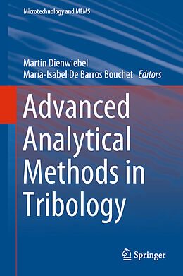 Livre Relié Advanced Analytical Methods in Tribology de 