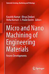 eBook (pdf) Micro and Nano Machining of Engineering Materials de 