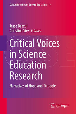 Livre Relié Critical Voices in Science Education Research de 