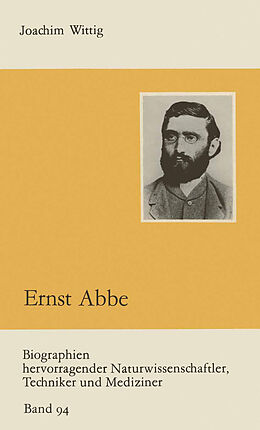 Kartonierter Einband Ernst Abbe von Joachim Wittig