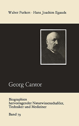 Kartonierter Einband Georg Cantor von Hans Joachim Ilgauds