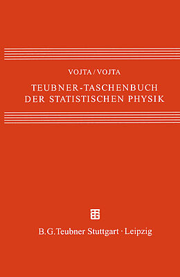 Kartonierter Einband Teubner-Taschenbuch der statistischen Physik von Günter Vojta, Matthias Vojta