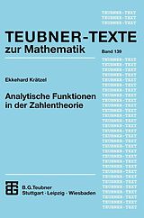 E-Book (pdf) Analytische Funktionen in der Zahlentheorie von Ekkehard Krätzel