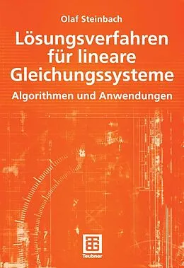 E-Book (pdf) Lösungsverfahren für lineare Gleichungssysteme von Olaf Steinbach