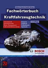 Kartonierter Einband Fachwörterbuch Kraftfahrzeugtechnik von Robert Bosch GmbH