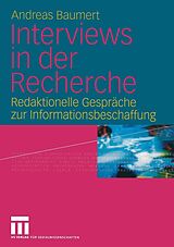 E-Book (pdf) Interviews in der Recherche von Andreas Baumert