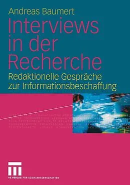 E-Book (pdf) Interviews in der Recherche von Andreas Baumert