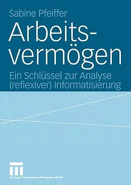 E-Book (pdf) Arbeitsvermögen von Sabine Pfeiffer