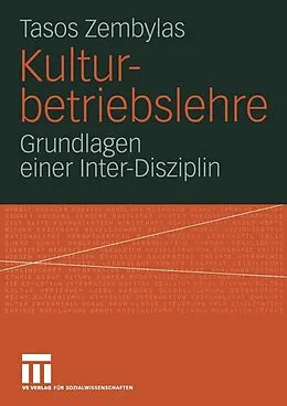 E-Book (pdf) Kulturbetriebslehre von Tasos Zembylas