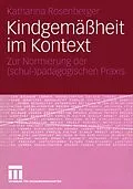 E-Book (pdf) Kindgemäßheit im Kontext von Katharina Rosenberger