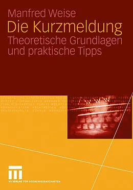 E-Book (pdf) Die Kurzmeldung von Manfred Weise