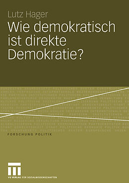 E-Book (pdf) Wie demokratisch ist direkte Demokratie? von Lutz Hager