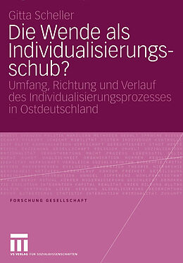 E-Book (pdf) Die Wende als Individualisierungsschub? von Gitta Scheller