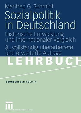 E-Book (pdf) Sozialpolitik in Deutschland von Manfred G. Schmidt