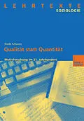 E-Book (pdf) Qualität statt Quantität von Guido Schwarz