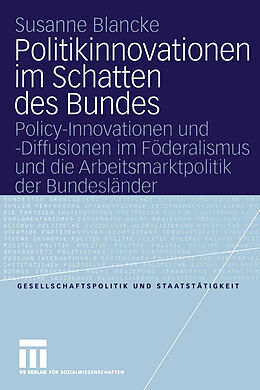 E-Book (pdf) Politikinnovationen im Schatten des Bundes von Susanne Blancke