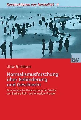 E-Book (pdf) Normalismusforschung über Behinderung und Geschlecht von Ulrike Schildmann