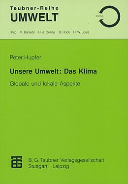 E-Book (pdf) Unsere Umwelt: Das Klima von Peter Hupfer