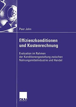 E-Book (pdf) Effizienzkonditionen und Kostenrechnung von Peer John