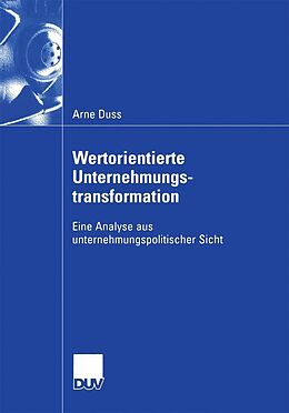 E-Book (pdf) Wertorientierte Unternehmungstransformation von Arne Duss