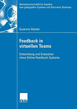 E-Book (pdf) Feedback in virtuellen Teams von Susanne Geister