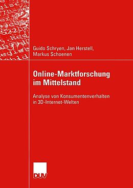 E-Book (pdf) Online-Marktforschung im Mittelstand von Guido Schryen, Jan Herstell, Markus Schoenen
