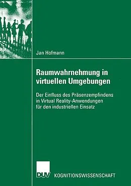E-Book (pdf) Raumwahrnehmung in virtuellen Umgebungen von Jan Hofmann