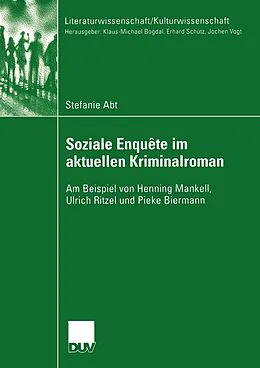 E-Book (pdf) Soziale Enquête im aktuellen Kriminalroman von Stefanie Abt
