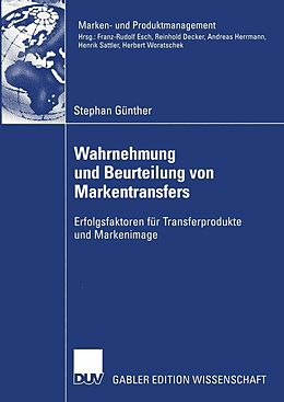 E-Book (pdf) Wahrnehmung und Beurteilung von Markentransfers von Stephan Günther
