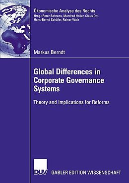 E-Book (pdf) Global Differences in Corporate Governance Systems von Markus Berndt