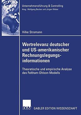 E-Book (pdf) Wertrelevanz deutscher und US-amerikanischer Rechnungslegungsinformationen von Hilke Stromann