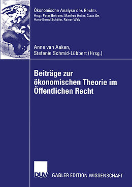 E-Book (pdf) Beiträge zur ökonomischen Theorie im Öffentlichen Recht von 