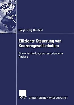 E-Book (pdf) Effiziente Steuerung von Konzerngesellschaften von Holger Jörg Dürrfeld