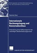 E-Book (pdf) Internationale Rechnungslegung und Konzernabschluss von Gabriele Klein