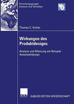 E-Book (pdf) Wirkungen des Produktdesigns von Thomas C. Kohler