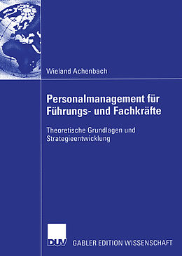 E-Book (pdf) Personalmanagement für Führungs- und Fachkräfte von Wieland Achenbach